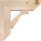 Ekena Millwork Balboa Slat Smooth Bracket w/ Offset Brace, Douglas Fir, 7 1/2"W x 22"D x 22"H BKT0806X22X22BOA06SDF - alternate 4